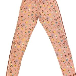 Disney Pink Leggings with Playful Print